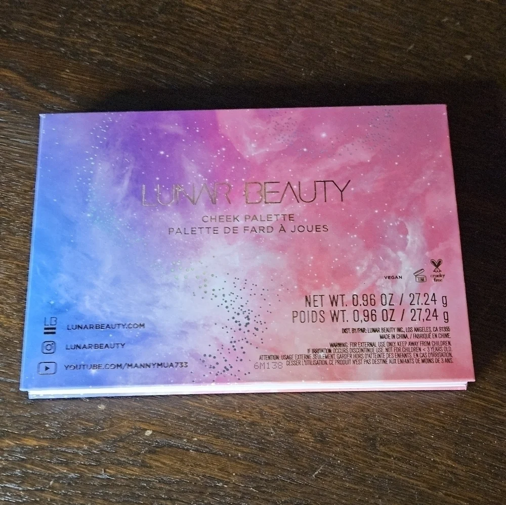 Lunar Beauty Moon prism blush cheek.